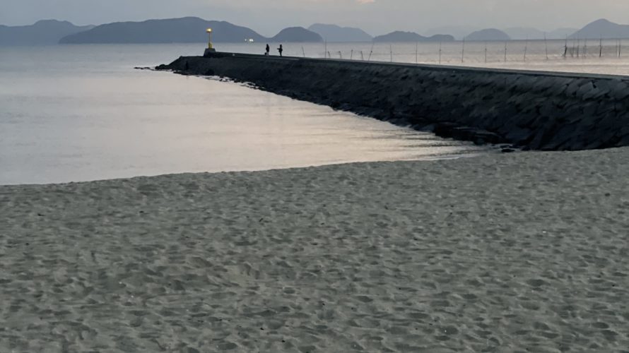 【イイダコ・マテ貝】沙美海岸の釣り場紹介、岡山県倉敷のファミリーで釣りを楽しめる海水浴場