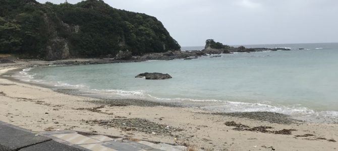 里野の地磯はエギングにオススメ