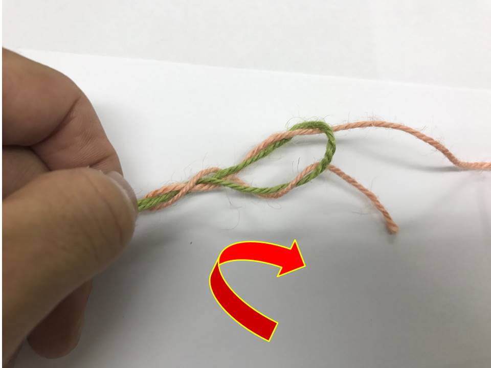 How to tie the “Fire knot”
